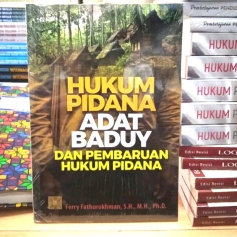 BUKU HUKUM PIDANA ADAT BADUY & PEMBARUAN HUKUM PIDANA ORIGINAL 0