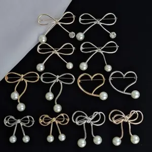 Unchvera —— (Real Picture) Bros Hijab Mutiara Pita Coquette Korean Style