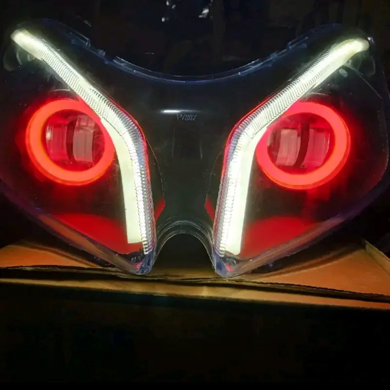 reflektor mika lampu depan vario 110 karbu custom daymeker alis diam Motor 0