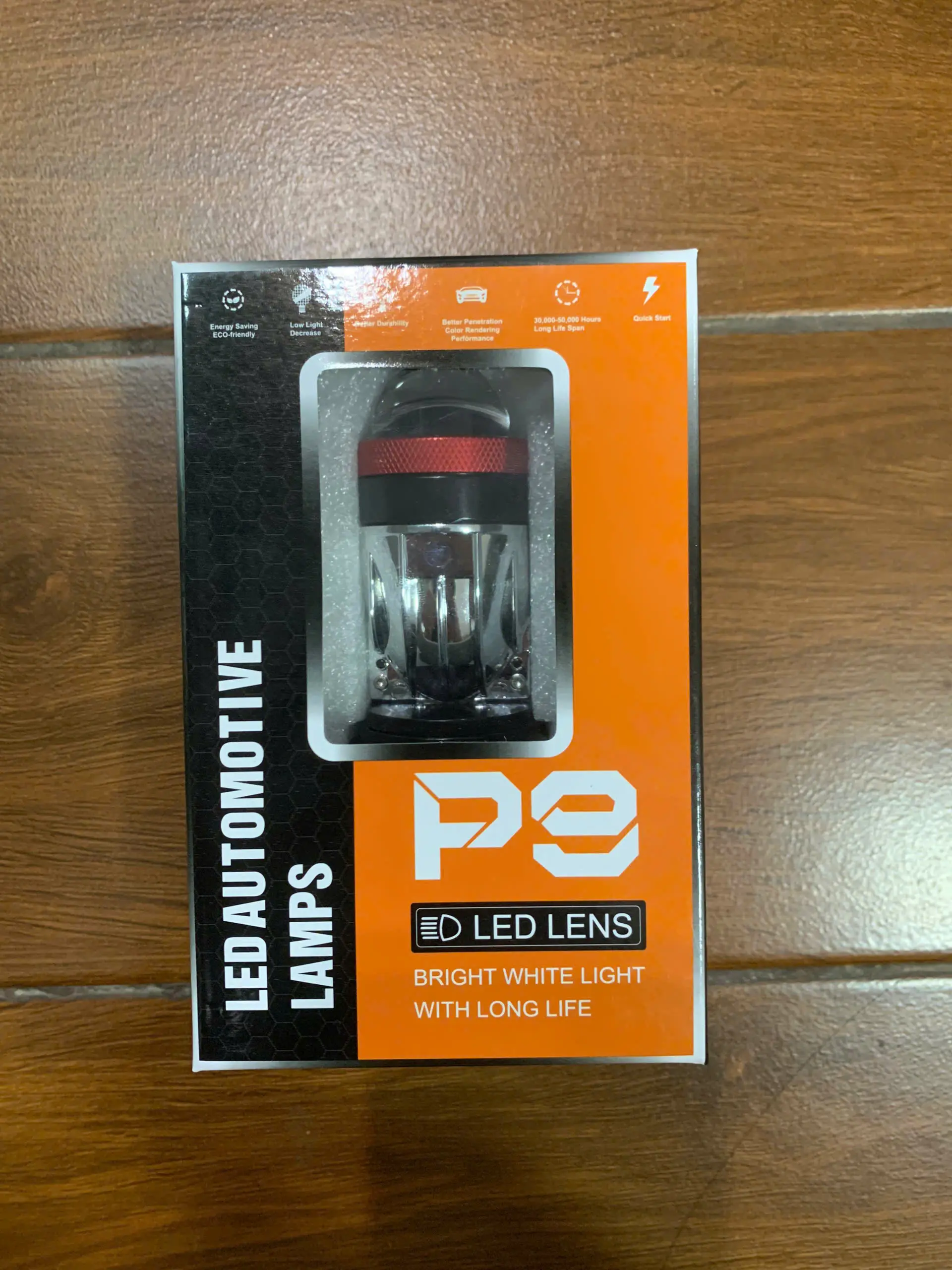 Đèn LED P9 bi cầu mắt ếch lắp đặt cho xe máy các dòng HONDA, YAMAHA,...  công suất 45W chân H4 mới nhất năm 2024
