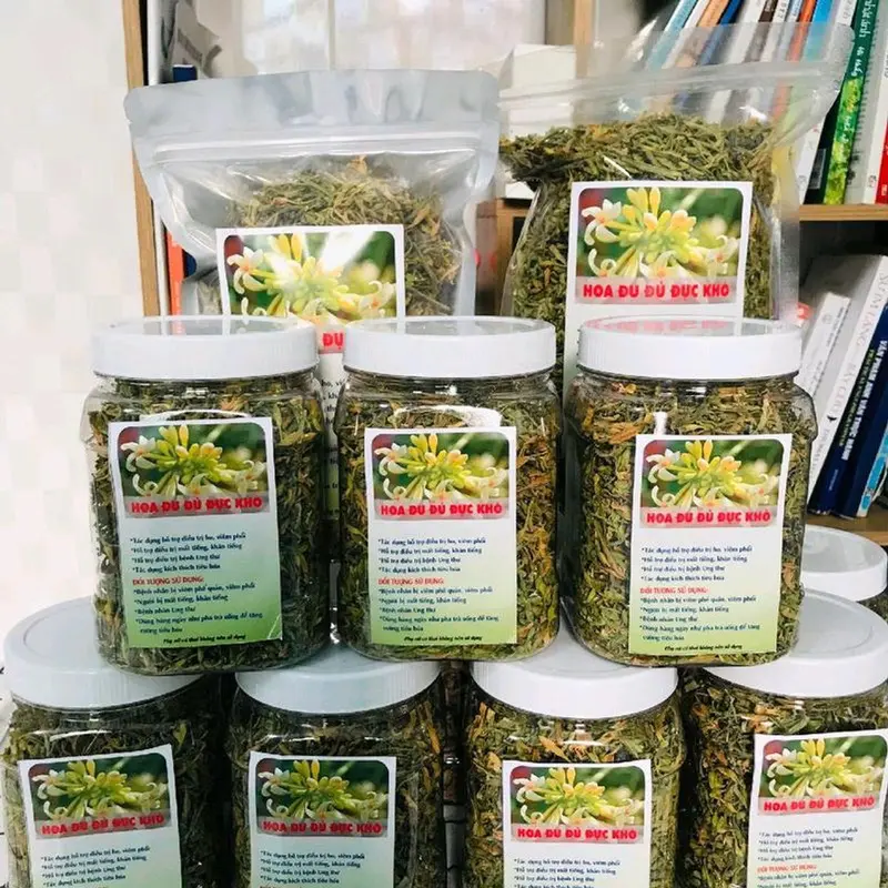 1kg hoa đu đủ đực khô Chè Trà Tea, 6