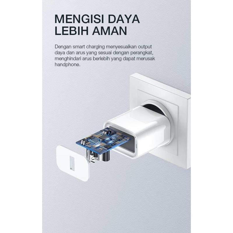 Charger Robot RT-K8 2A 10W | Cocok Untuk Semua Merek Hp | Adaptor Kepala Casan Tanpa Kabel | Fast Charging | Original | Murah 4