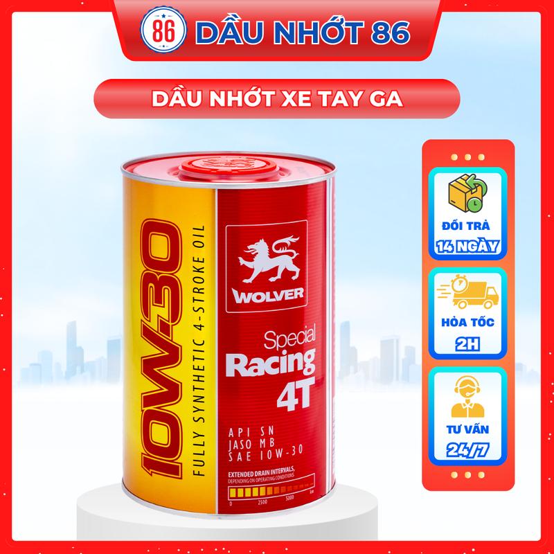 Nhớt xe tay ga Wolver Special Racing 10W30 MB 800ML Dầu Nhớt Dầu
