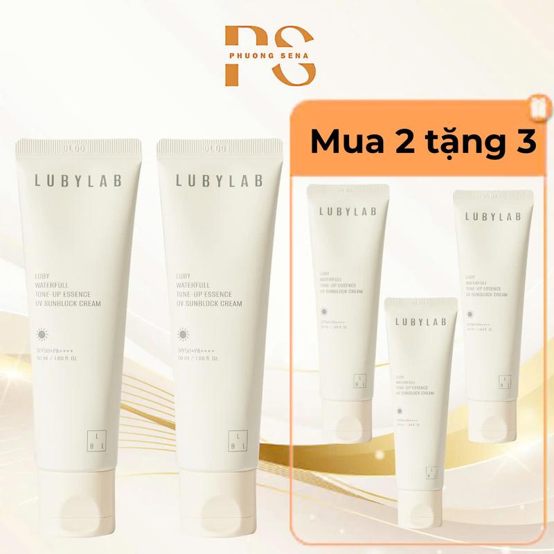 (MUA 2 TẶNG 3) SN0189 -Combo 5 Kem chống nắng nâng tông LubyLab Tone up essence UV Sunblock Cream Spf50+ PA++++ 50ml*5