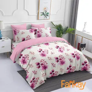 Bed Cover Set Sprei Diana Mix Baby Pink - Ukuran Lengkap 180x200 160x200 120x200 200x200 - Fankay Bedcover Sprei