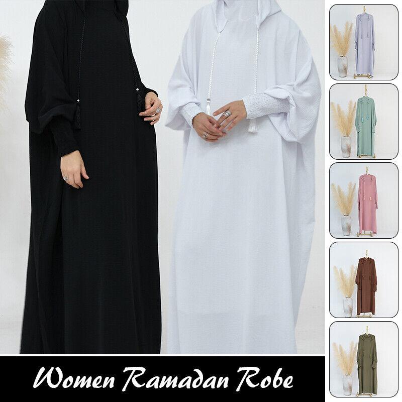 Product Introduction of Váy Hoodie Phụ Nữ Hồi Giáo, 1 Chiếc, Dài Tay Áo, Dáng Rộng Rãi, Áo Choàng Maxi, Abaya, Áo Jilbab 13