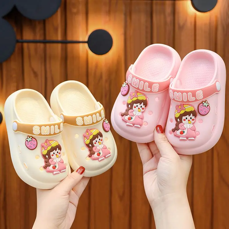 Giày Coros, Jmbear, Thời Trang Bé Gái, Chất Liệu Eva, Chống Trượt, Thiết Kế Dễ Thương, Thích Hợp Cho Trẻ Em Trung Và Lớn, Dép Mũ Ngón Chân Đi Biển, Hàng Mới Về Năm 2024 Sandal