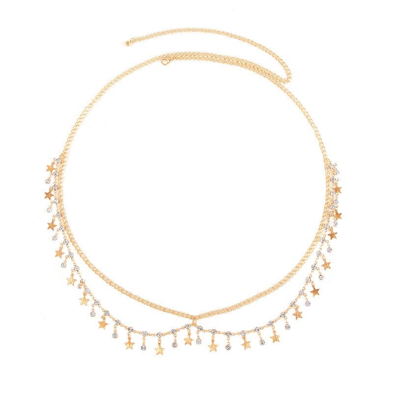 Product Introduction of Dây Chuyền Thắt Lưng Mặt Dây Chuyền XINGX, Thời Trang Cá Tính, Thủ Công, Phong Cách Châu Âu Và Mỹ Đồ Trang Trí Thắt Lưng, Bikini Đi Biển Gợi Cảm, Tua Rua Nhiều Lớp, Bán Chạy 8