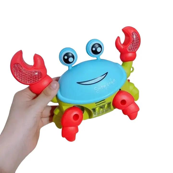 Đồ Chơi Con Cua, Chó, Rùa Chạy Pin Vui Nhộn Có Nhạc Và Đèn Phát Sáng Cho Bé Voi