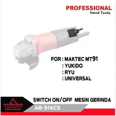 SAKLAR ON|OFF SWITCH GERINDA MAKTEC MT90 MT 90 COCOK UNTUK SEMUA MERK YANG SAKALAR BELAKANG 5