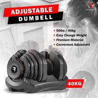 Gambar BODYMASTER Adjustable Dumbell 40KG / 90Lbs |Dumbel set not Bowflex|Gym dari Ototpro Surabaya Kota Surabaya 1 Tokopedia