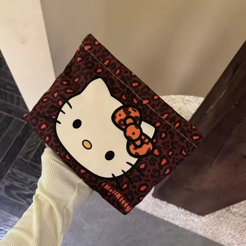 Túi Cầm Tay Hello Kitty, Dung Tích Lớn, Cầm Tay, Đồ Trang Trí Tinh Tế, Giá Trị Cao, Lưu Trữ, Túi Trang Điểm Hoạt Hình Dễ Thương, Năm 2025 3