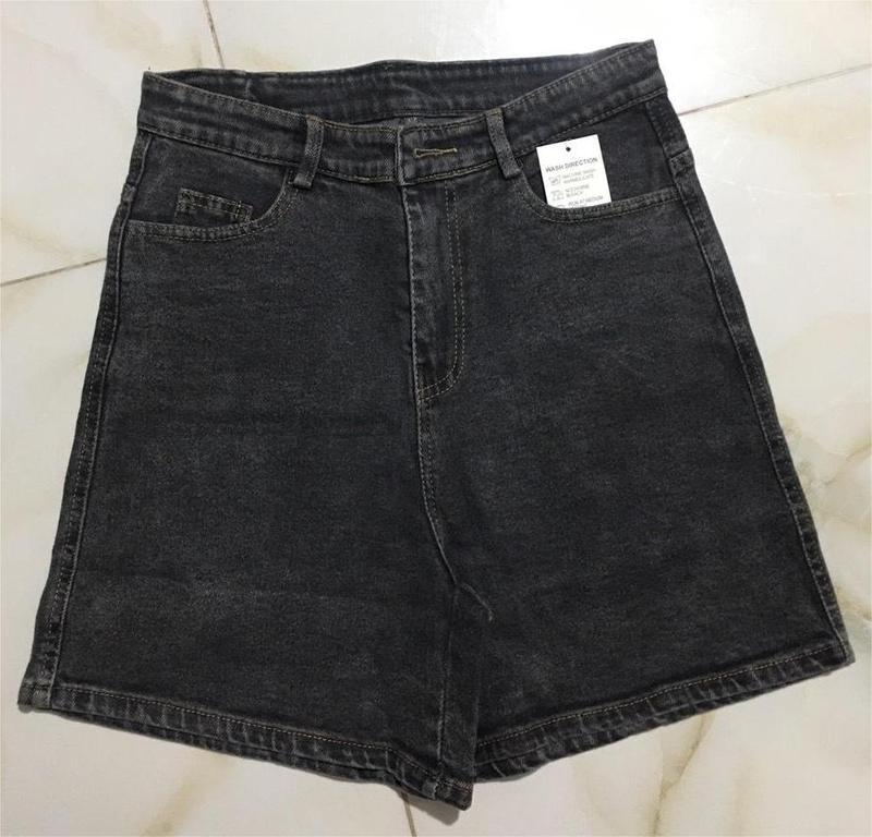 Product Introduction of Quần ngố jean Lưng Cao Ống Rộng Mềm Mại Xinh Xắn kèm ảnh thật Nữ Women 16