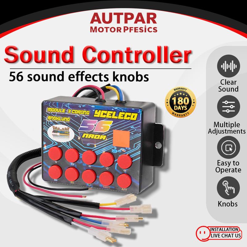 【Bán độc quyền Mới 25/56 Nhạy còi 3+ pro âm nhạc, còi điện, còi hơi auto 12v/24v Phụ Kiện, Thích hợp cho ô tô, xe tải, xe máy, xe điện, xe đạp