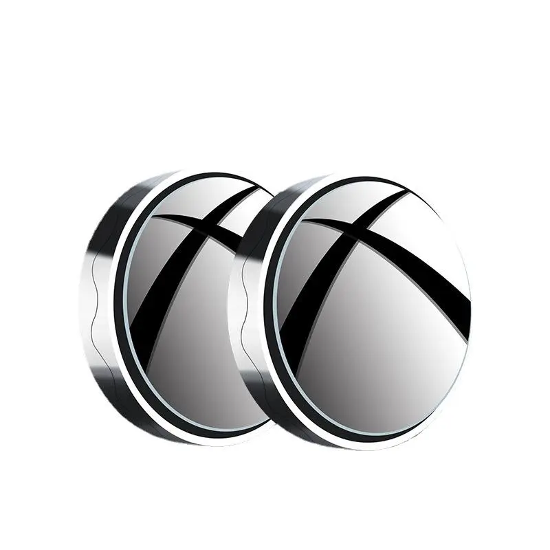 Car Rearview Mirror Suction Cup Type Blind Spot Mirror, 360 Degree View Auxiliary Blind Spot Mirror, Car Exterior Accessories 2