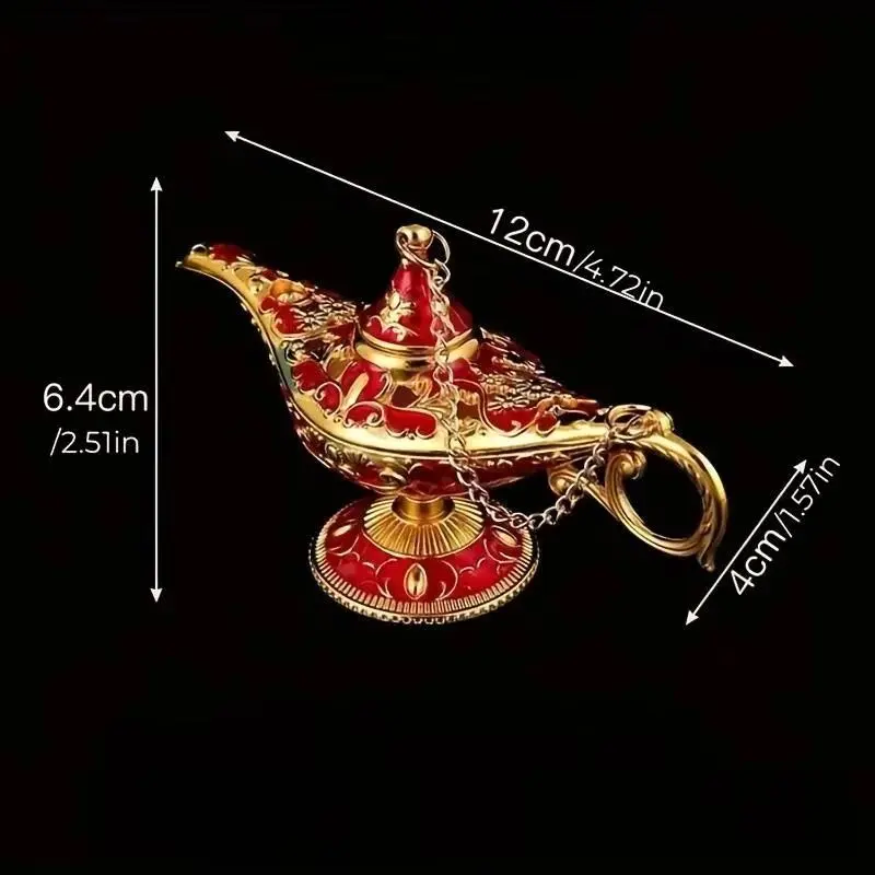 Lamp Design Desktop Ornament, 1 Count Vintage Style Decorative Ornament, Home Decor for Living Room Study Room Bedroom, Gift for Friend & Family 1