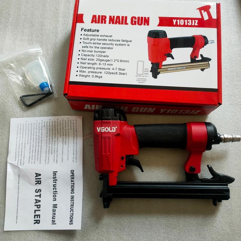  Máy bắn đinh hơi  J1013   đinh u  gim yên xe máy bọc ghế da 