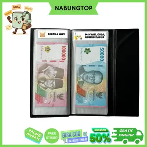 [NABUNGTOP-GRATIS ONGKIR] Dompet Organizer Wanita – Budgeting Disiplin Keuangan Bulanan + Gratis Stiker Penanda Warna