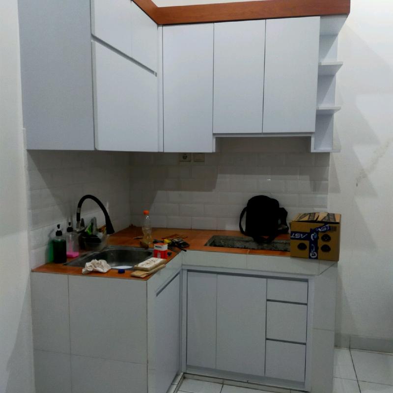 kitchen set minimalis kitchen set murah kitchen set Jakarta kitchen set Bekasi lemari pakaian lemari bawah tangga lemari hias lemari pajangan lemari tv backdroptv tempat tidur custom dipan dll bisa pesan ukuran dan model Pintu Geser Laci Furniture 0