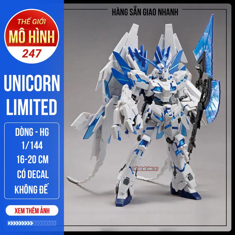 Mô hình lắp ráp limited HG Unicorn Gundam Perfectibility (Destroy Mode)