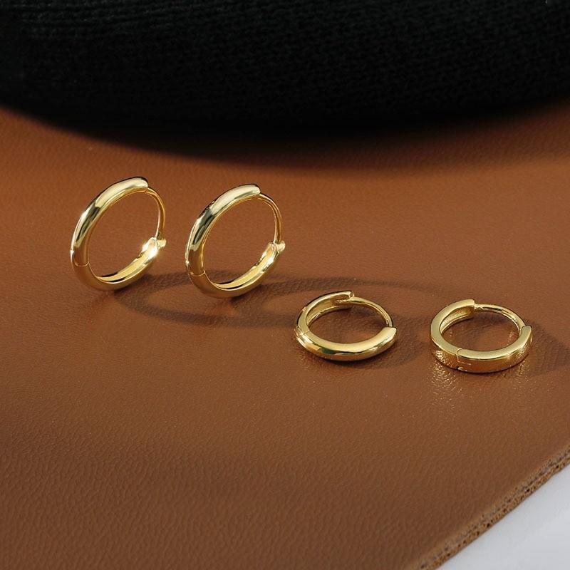 Product Introduction of Simple Earrings Fashion Simple round Earring Ear Clip Korean Fashion Earrings Accessories Gift 5