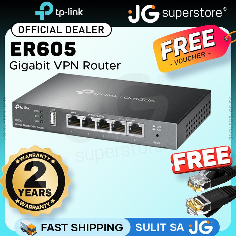 TP-Link ER605 Omada 5 Port Gigabit VPN Router Hub with USB 2.0 - TikTok ...