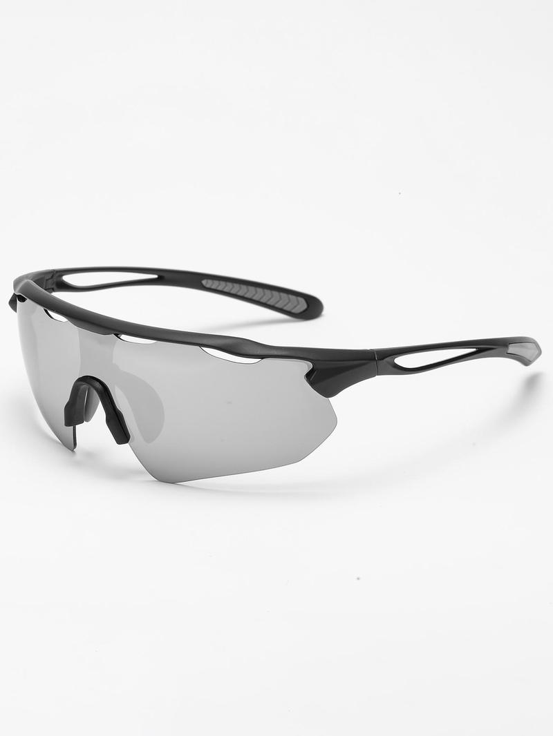 Product Introduction of Hollow Out Design Sporty Sunglasses, Windproof UV Protection Sports Sunglasses, Unisex Athletic Sunglasses for Outdoor Sports Cycling Driving Fishing 6