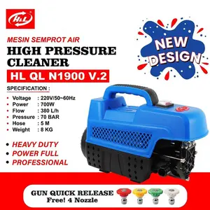 Jet Cleaner H&L QL1900 V.2 With Pressure Control / HL QL-1900 V2 New Model HL