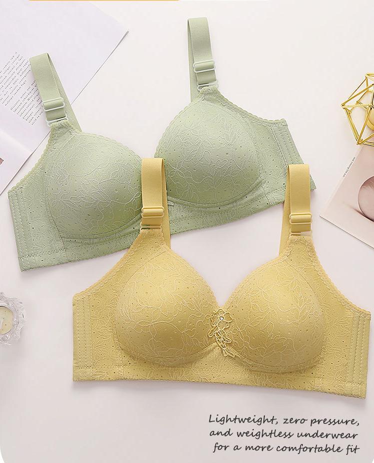 Product Introduction of New Plus Size Full Coverage Bra, Wireless Ultra-Soft Design, Anti-Sagging & Side Smoothing, Breathable Comfort for Everyday Wear 10