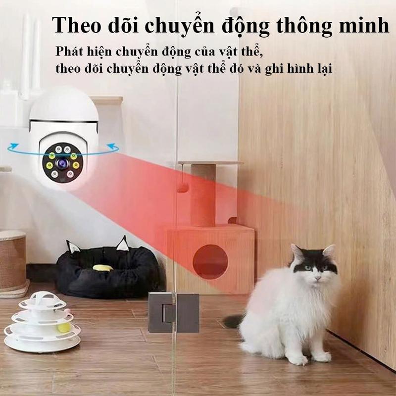Camera Wi-Fi YI IOT treo tường xoay 360 độ, camera giám sát độ nét cao full HD, hồng ngoại ban đêm 2