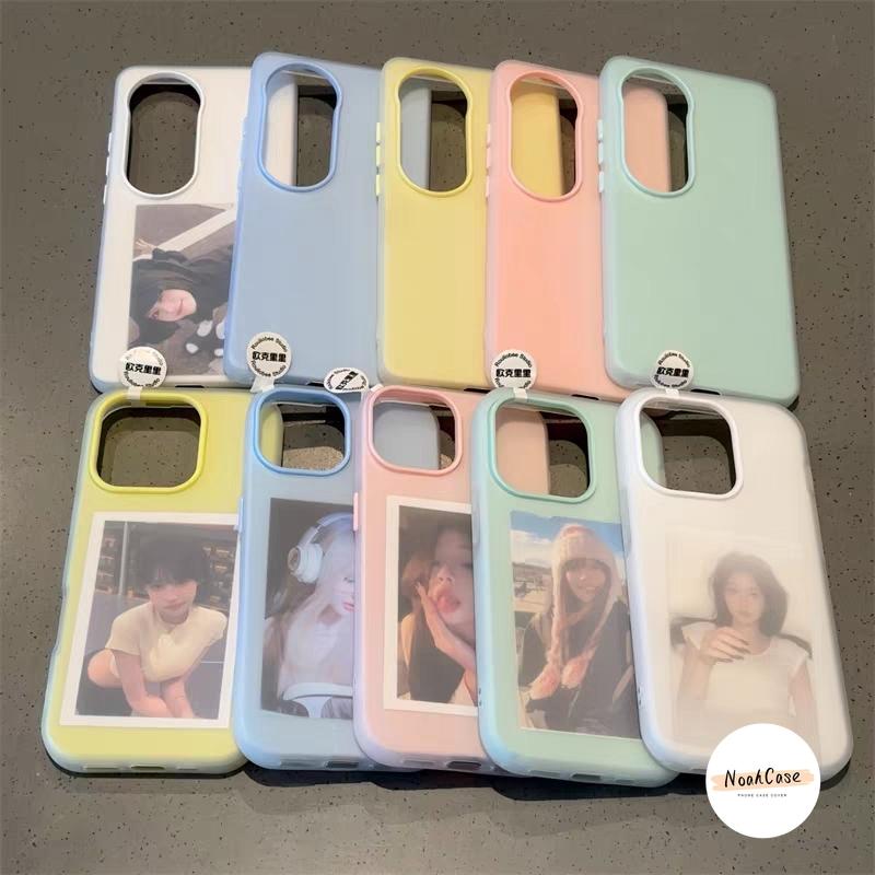 Noah.2022 Vỏ Ốp Lưng Cho Oppo A98 A78 A58 A60 A58 A16 A3X A38 A3S A31 A15 A52 A79 A7 A17 A1K A57 A74 A76 A78 Reno 5 12F 8T 11 IMD Mềm Mại Cho Ảnh Treo Tường Ốp Đôi