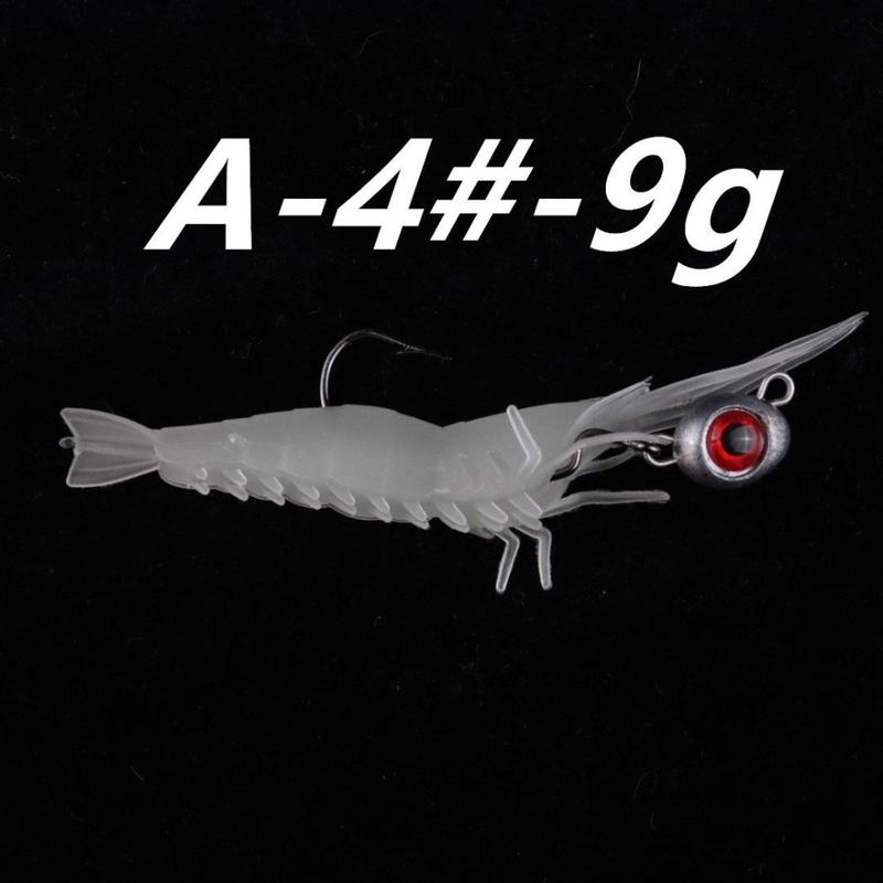Product Introduction of Mồi Tôm Mềm, Mồi Giả Tôm Phát Sáng Mắt To 3D, 5g Và 10g, Trọng Lượng 5.6cm Và 3g, Móc Sáng Tạo, Sâu, Làm Bằng Silicon, Năm 2025 18
