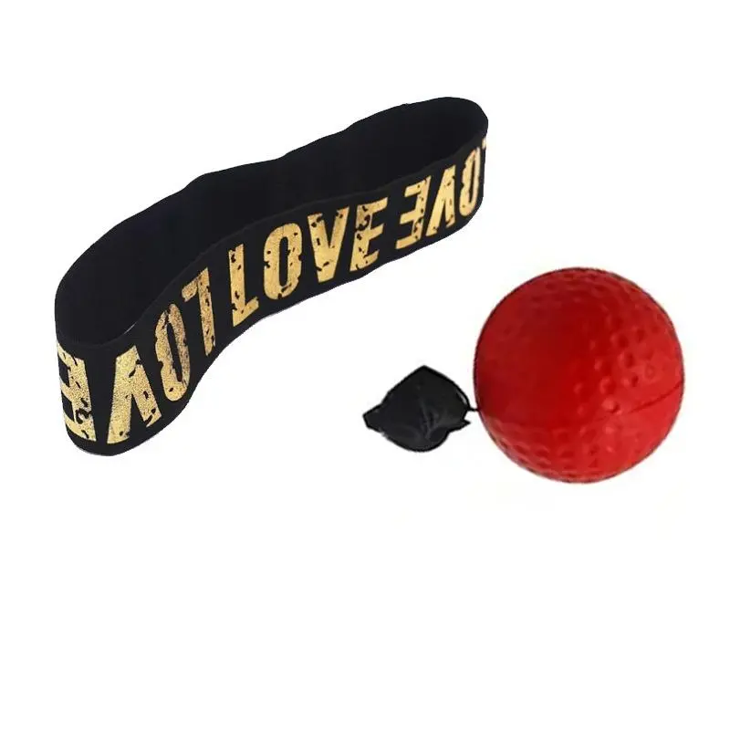 Boxing Reflex Ball, 1 Count Boxing Ball with Headband, Gym Gadgets Boxing Training Equipment for Kids & Adults