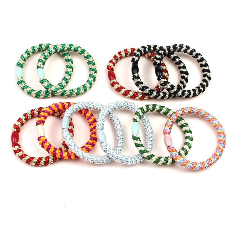 Product Introduction of Sister-in-law Tianwang authentic Kunling Zheng Qinwen same hair ring Danish hair rope high elastic thick head rope 2025 new high-end rope 9