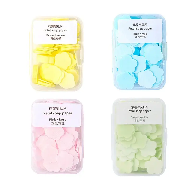Cleaning Tablet Gentle Convenient Easy To Use Travel Friendly Efficient Travel Soap Sheets Portable Cleaning Paper Soap Flakes