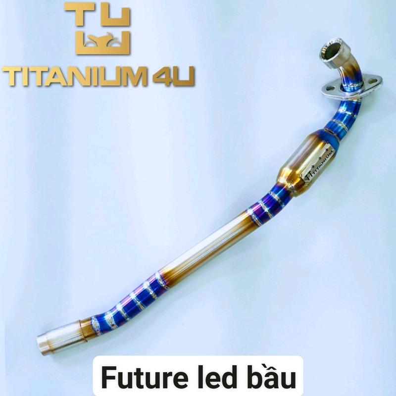 Cổ pô titan gắn pô zin dành cho Future led/ Future Neo/ Ex135 5 số/ Ex 2010/ Wave 2017/Winner/ Sonic/ Satria/ Ex150/ Sh 2020