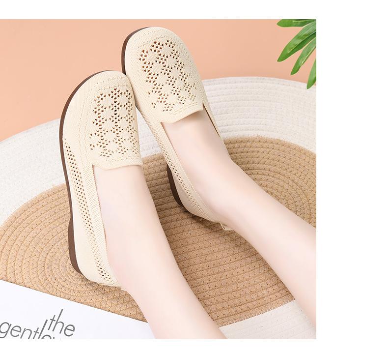 Product Introduction of Breathable Women's Shoes, Mesh Surface, Soft Sole, Low Cut Style, Casual Slippers, Suitable for Moms, Ready Stock Shoes 8