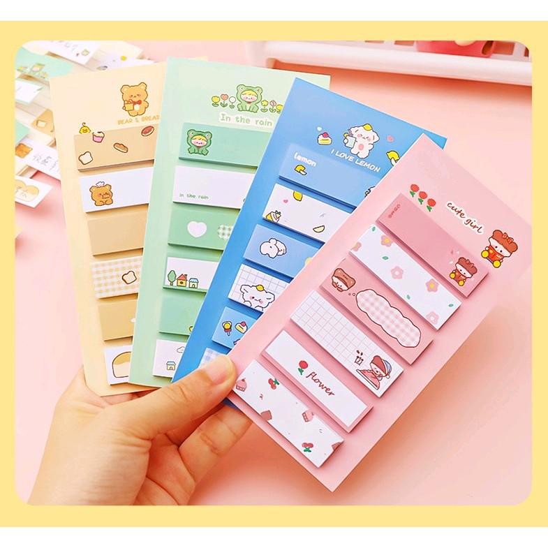 STICKY NOTES BARIS MOTIF KARTUN LUCU 0