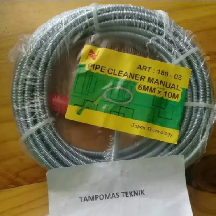Kawat Pembersih Pipa Mampet Saluran Air 10 Meter Pipe Cleaner Anti Sumbat