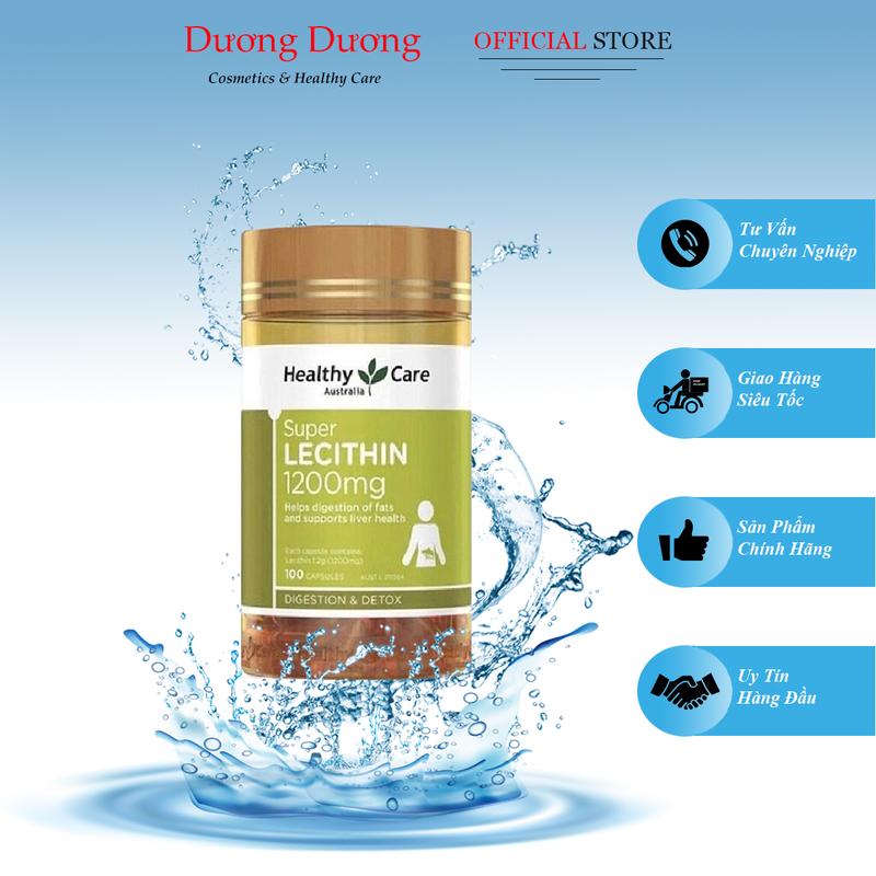 Viên Uống Mầm Đậu Nành Healthy Care 1200mg Úc Hộp 100 Viên