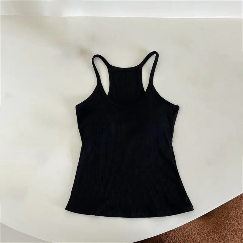 Áo Vest Chữ Cái, Gió Gợi Cảm, Có Đệm Áo Ngực, Kiểu Áo Ống, Dây Đeo Cô Gái Nóng Bỏng, Có Thể Mặc Ngoài Trời, Mặc Trong, Áo Màu Thuần, Phổ Biến Ở Châu Âu Và Hoa Kỳ 5