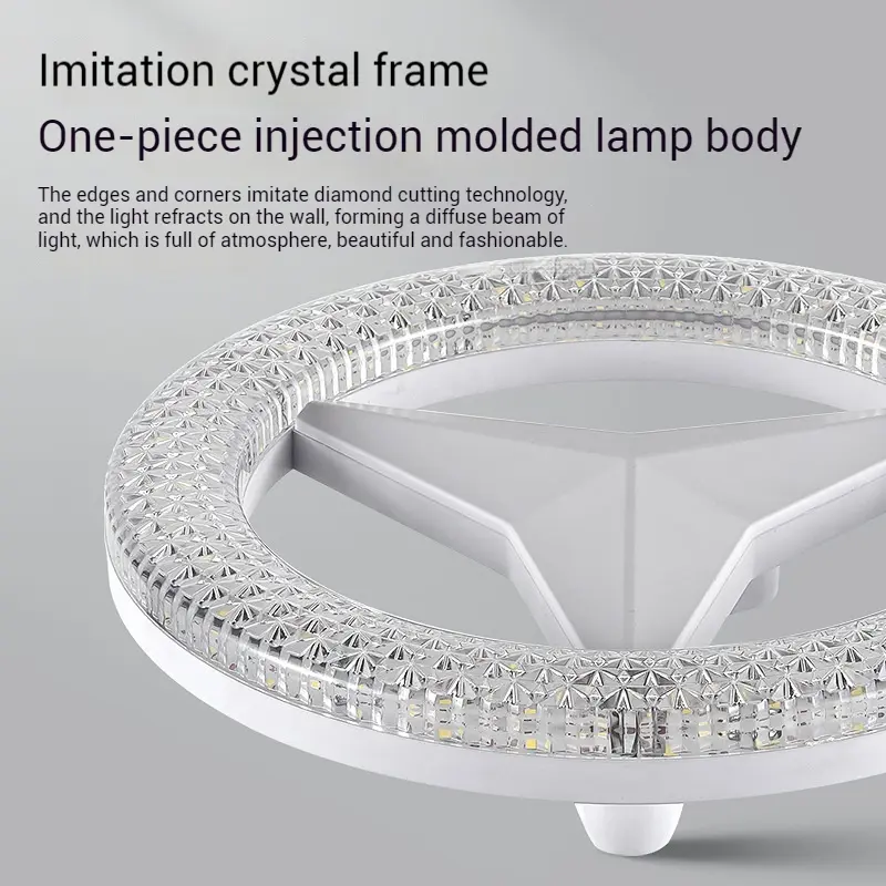 Đèn LED, Nguồn sáng, E27 Vít tròn, Đèn pha lê gia dụng, Bảo vệ mắt, Tiết kiệm năng lượng, Đèn UFO quả cầu LED 4
