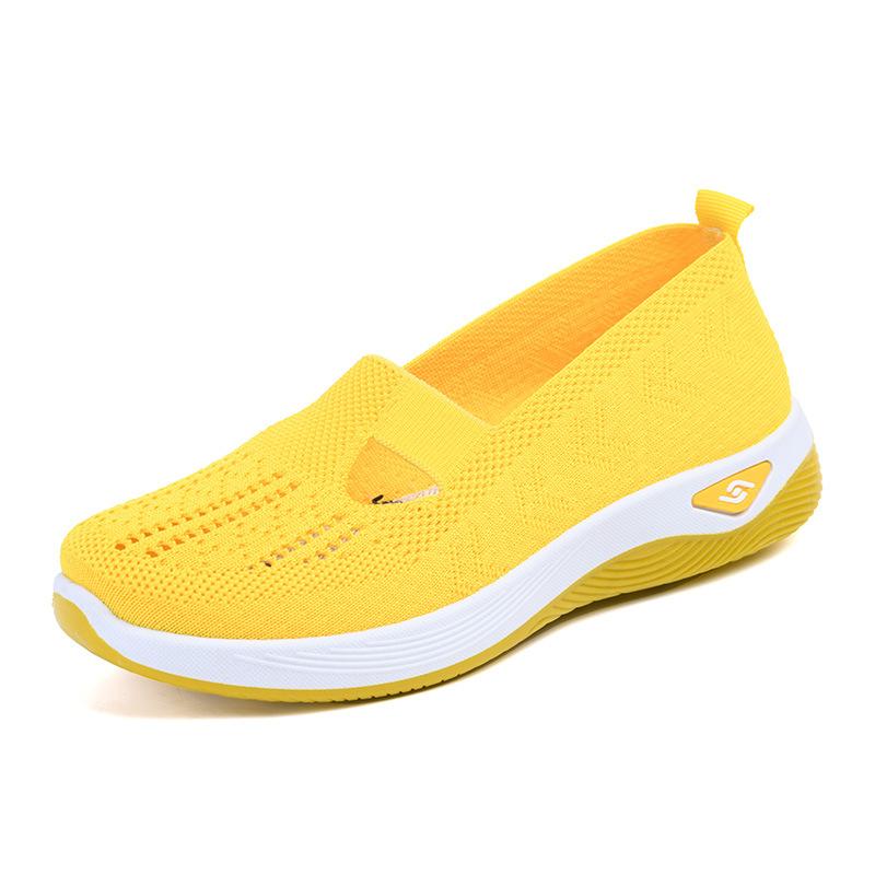 Product Introduction of Women's Shoes 2024 New Cross-Border Foreign Trade Women's Shoes Casual Mom Shoes Socks Mesh Surface Shoes Soft Sole Sneakers Women's 6
