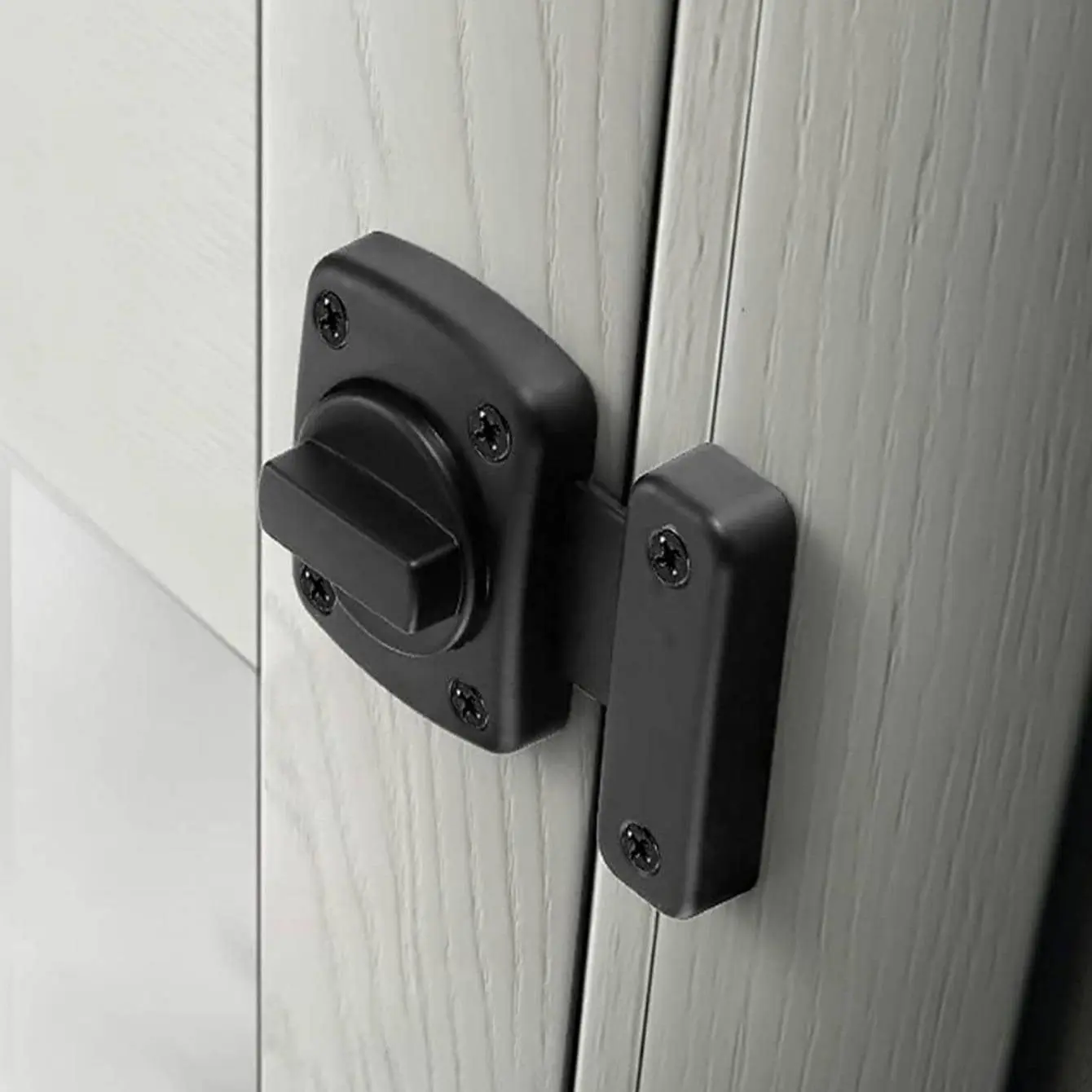 Anti-theft Bolt Safety Door Lock, 1 Count Zinc Alloy Security Door Lock, Home Security Door Bolt Lock