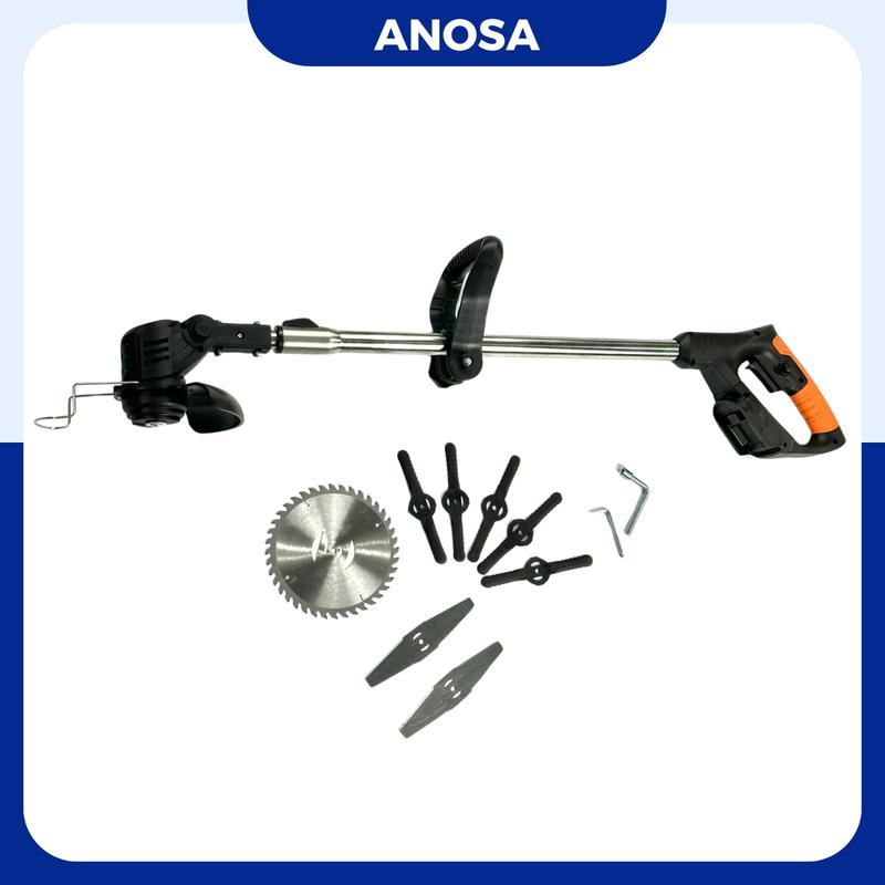 Máy cắt cỏ pin Hitachi, máy phát cỏ cầm tay tặng bộ 8 lưỡi cắt Dụng cụ làm vườn