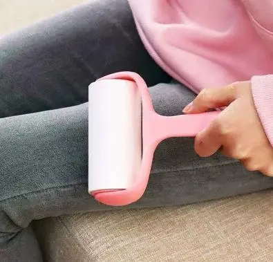 (Tặng 1 Cây Lăn ) Combo 10 Lõi Lăn Bụi Quần Áo Giúp Lấy Sạch Bụi Bẩn Và Các Sợ Lông Vải, Lông Chó Mèo Dính Trên Quần Áo, Chăn Nệ 3