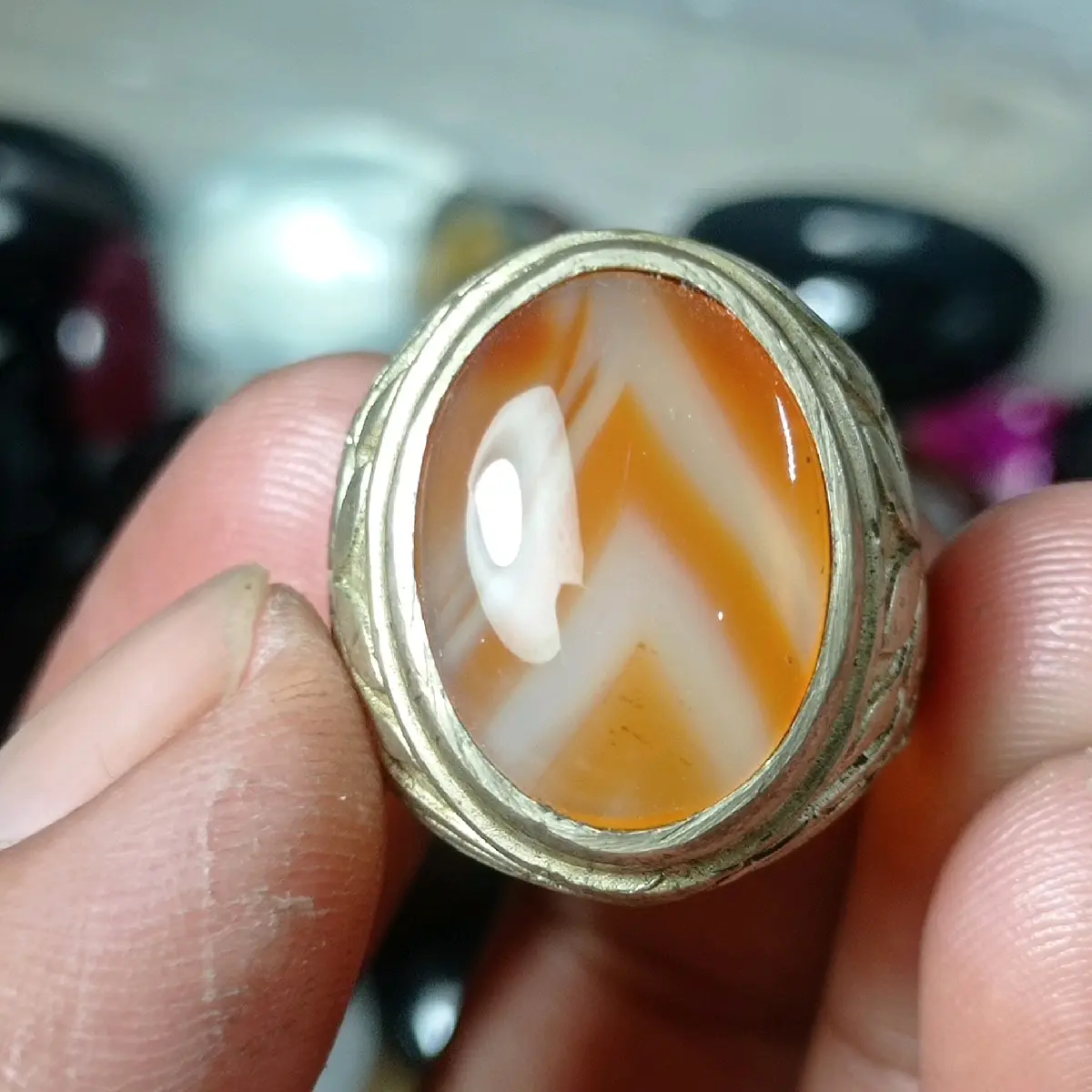 Natural akik junder top Cristal