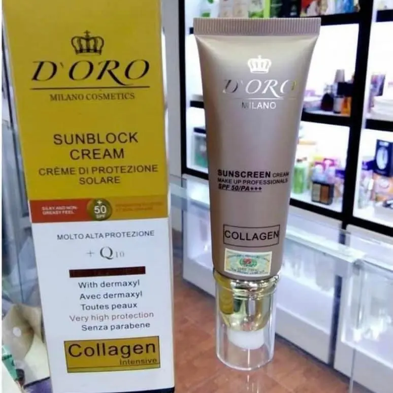 Kem Chống Nắng Doro Collagen Q 10 SPF 50 Tất cả các loại da