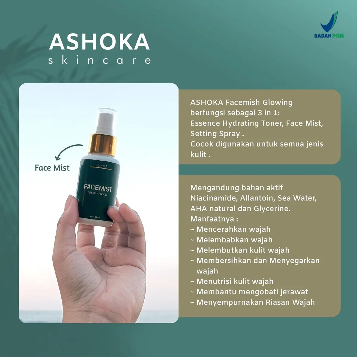 Facemist premium glow