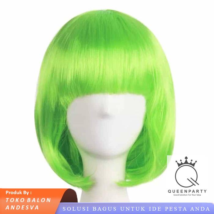 Wig Bob / Rambut Palsu Lurus Allsize / wig costplay Bob / Rambut Lurus Bob Palsu wig 7